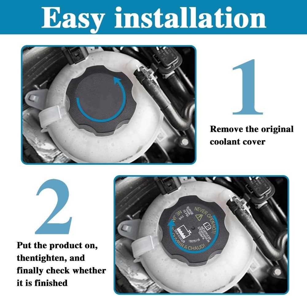 Radiator Surge Tank Coolant Reservoir Cap RC98 for Chevy GMC Cadillac Buick
