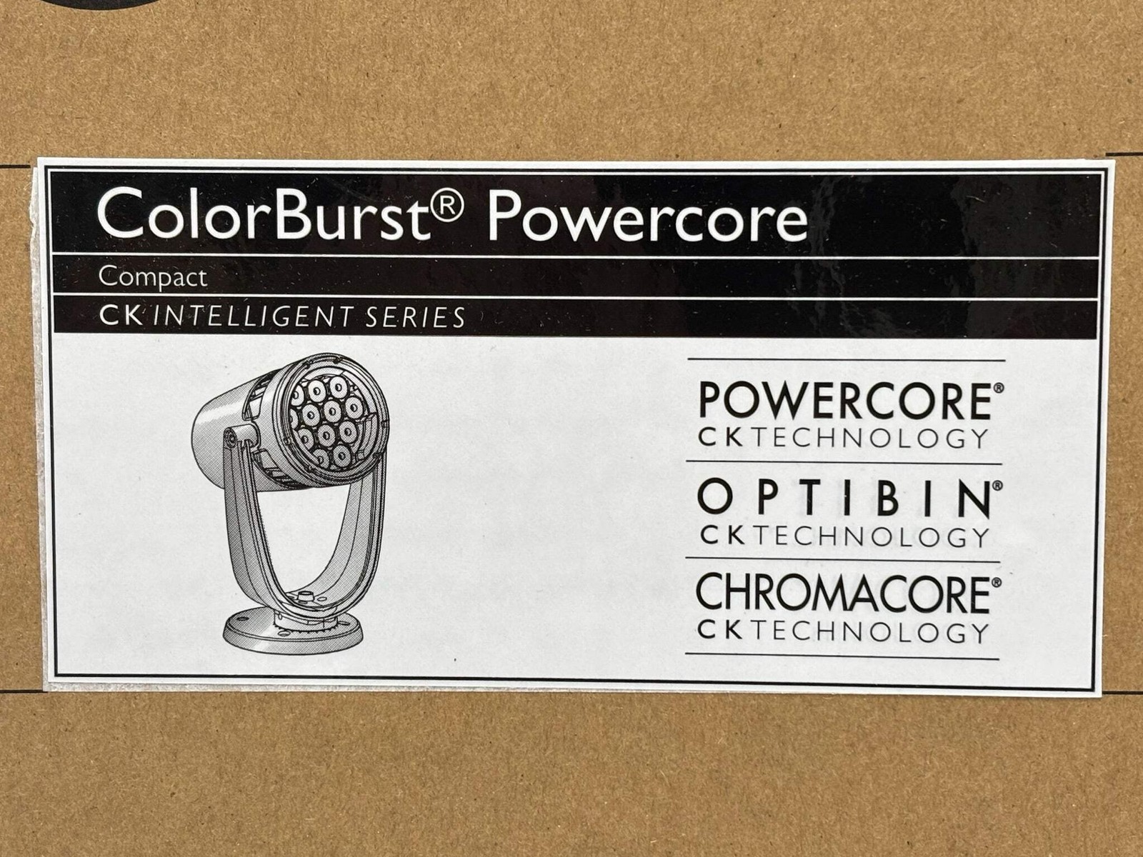 Color Kinetics 123‑000019‑04 ColorBurst Compact Powercore LED Fixture