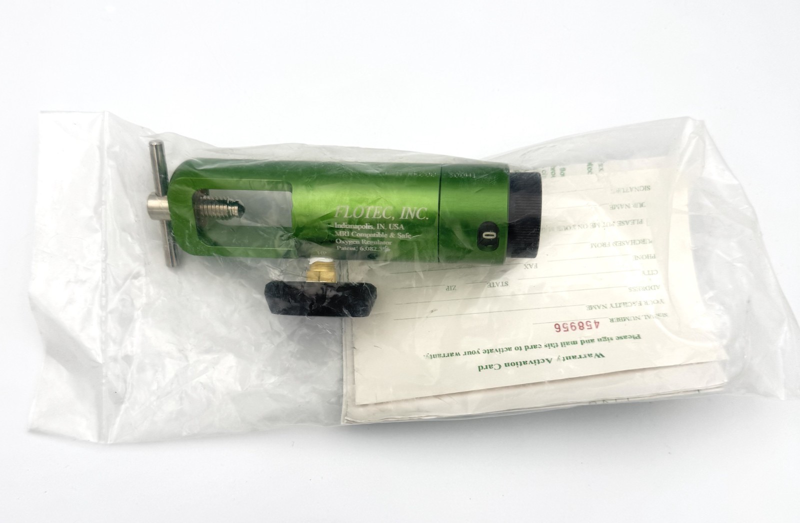 FLOTEC Regulator P/N 86680-2500 Green – 30 DAY WARRANTY