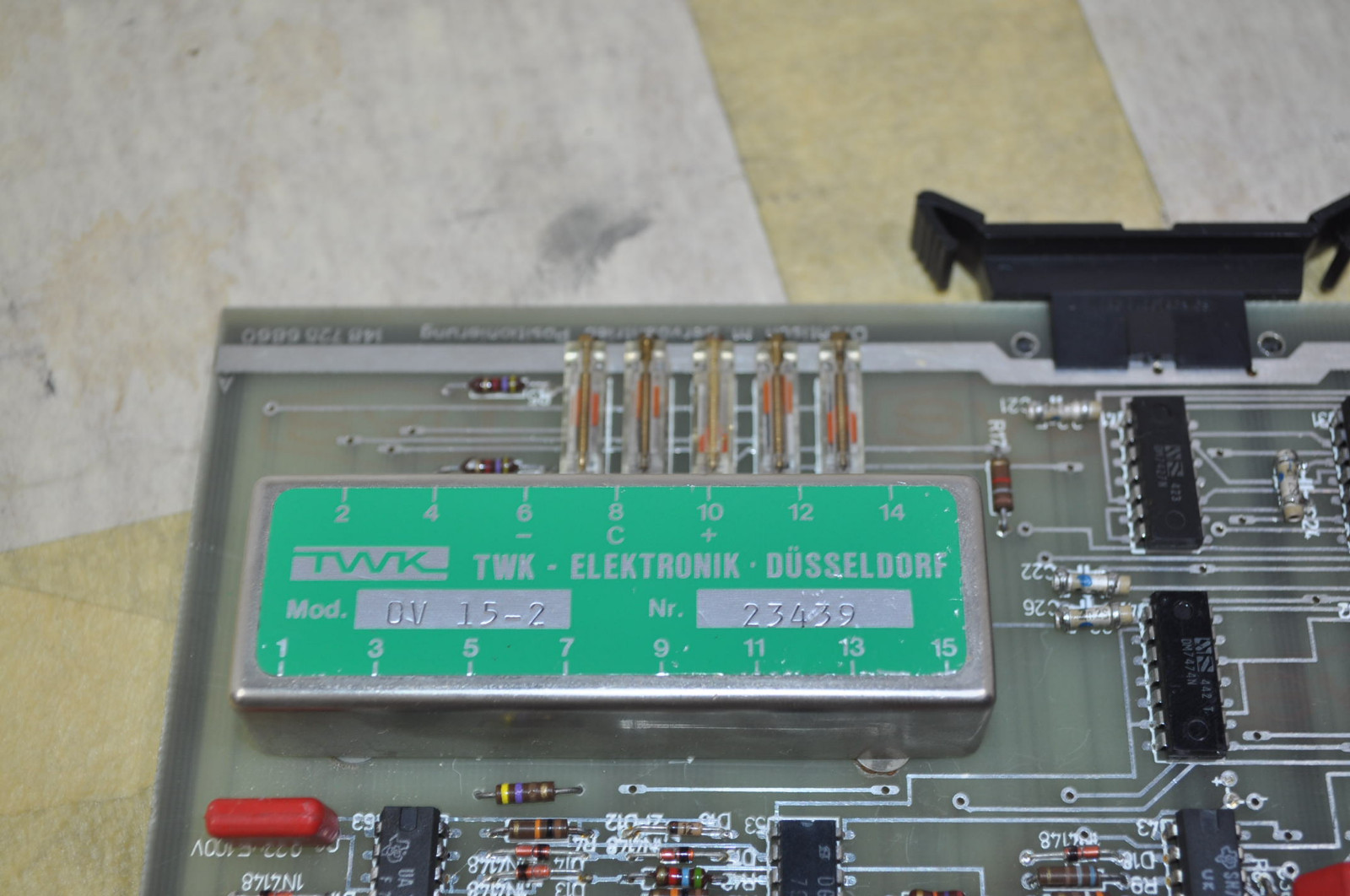 Wotan TWK CNC PCB Circuit Control Board Rotary Table Servo 148-725-6860 /OV 15-2