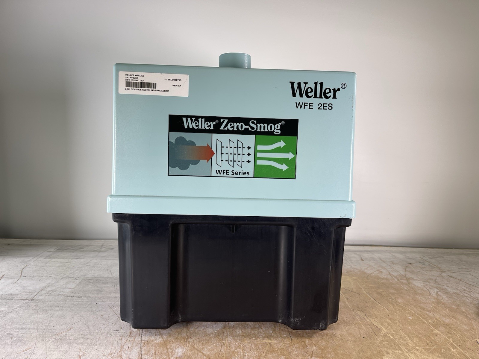 WELLER WFE 2ES SOLDERING FUME EXTRACTION SYSTEM – (POWER TESTED)