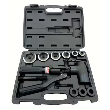 Westward 39Ce85 13 Piece Hydraulic Punch Driver Set, 11 Ga.