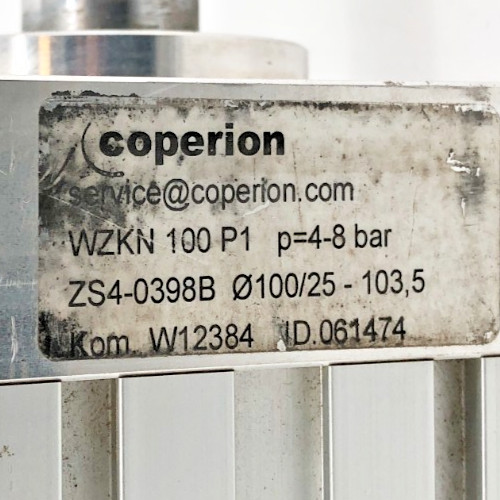 New Coperion WZKN 100 P1 Cylinder ZS4-0398B Ø100/25-103,5 – No Box
