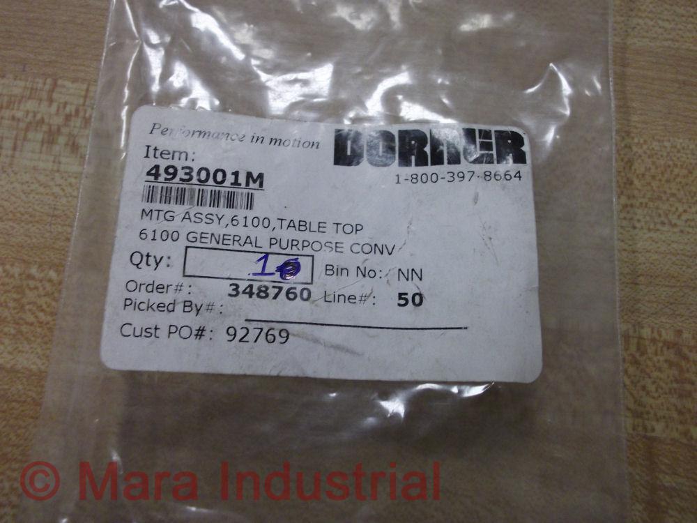 Dorner 493001M MTG Assembly 6100