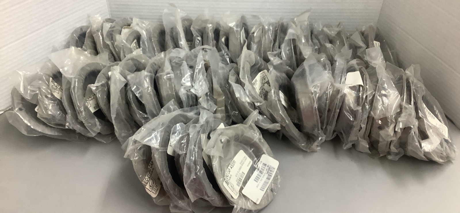 Lot of 57 Gold Line 1 11/16″ STD Closed End Cap BEC-27 (r35)