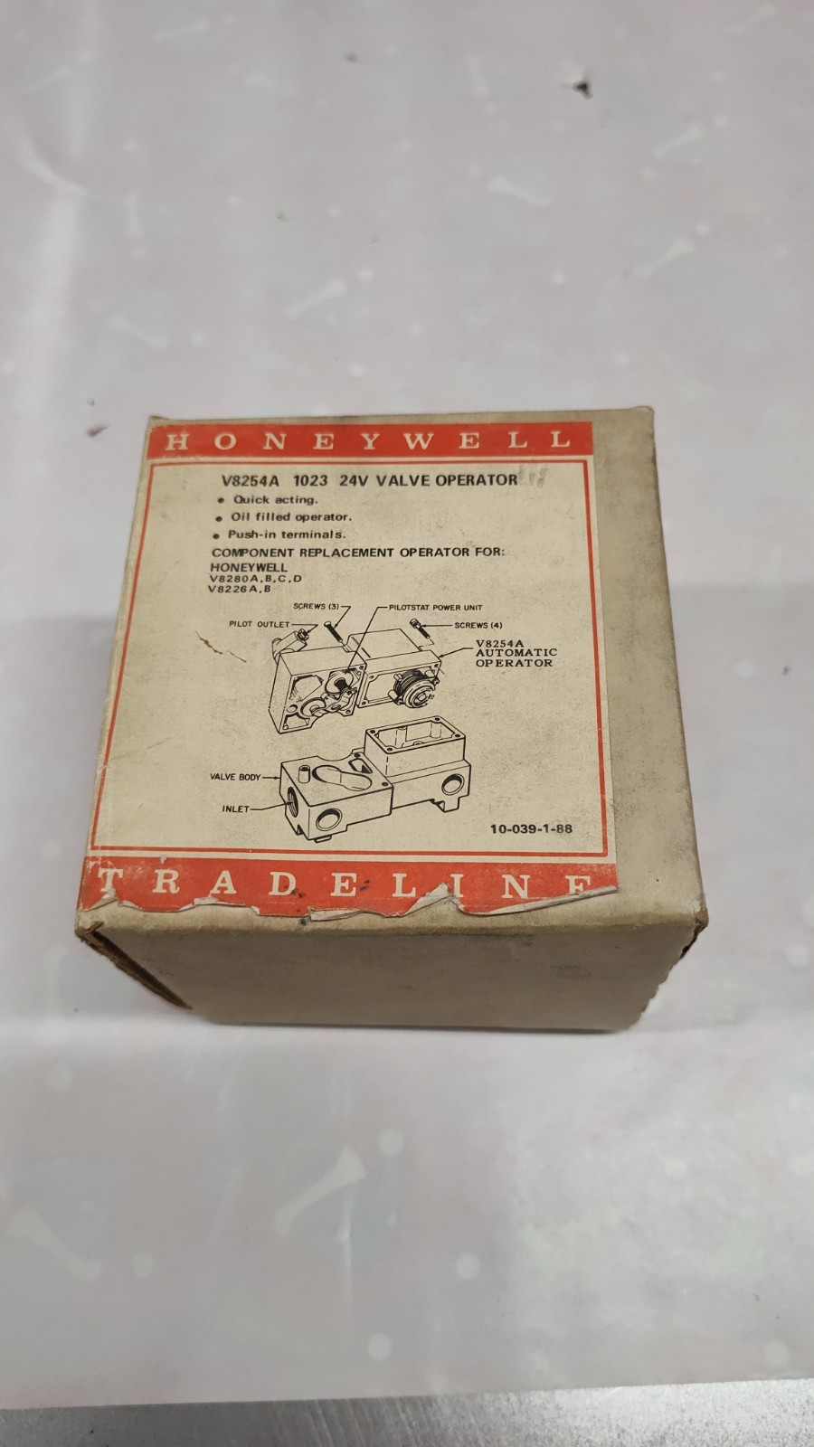 New Honeywell V8254A-1023 Valve Operator