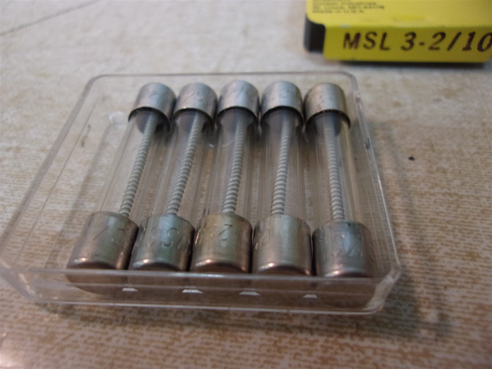 NEW Buss MSL 3-2/10 Fuses, Box of 5 *FREE SHIPPING*