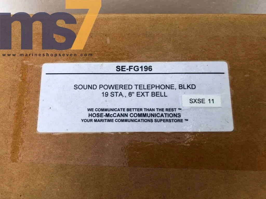 HOSE MACCANN COMMUNICATIONS SE-FG196 SOUND POWERED TELEPHONE WITH BELL