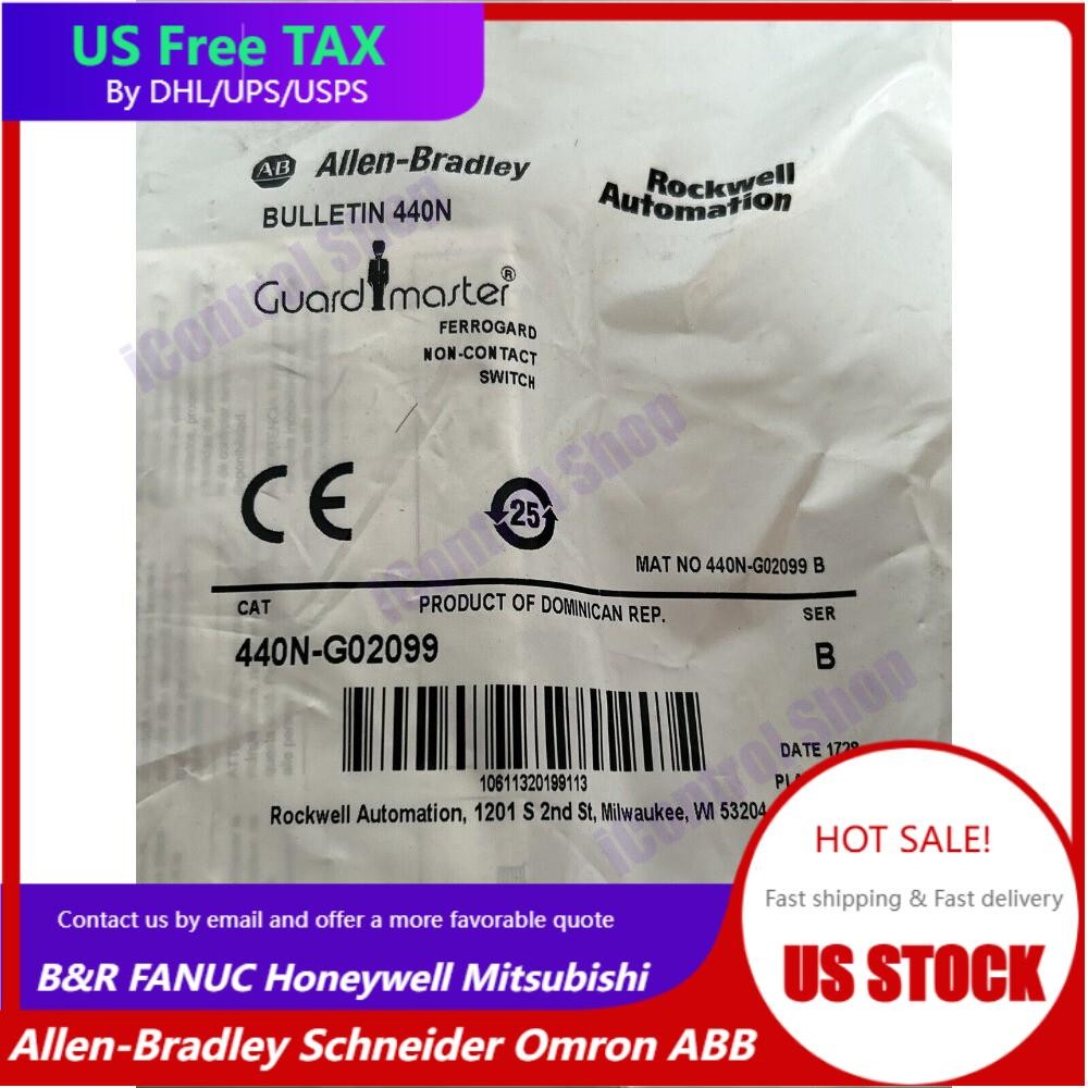 440N-G02099 ALLEN BRADLEY FERROGARD FRS21 RED PLASTIC SWITCH 24VDC US Free Tax