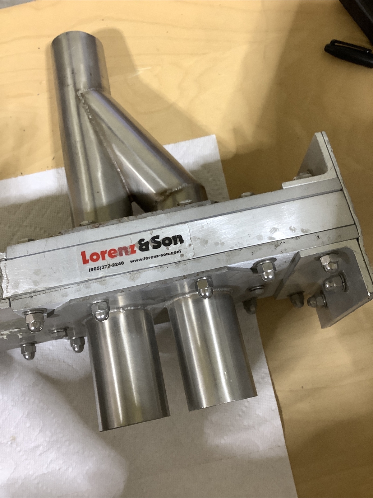 Lorenz Pneumatic Actuated 2 Way Diverter Valve DV2 200ST SS, 11791-3