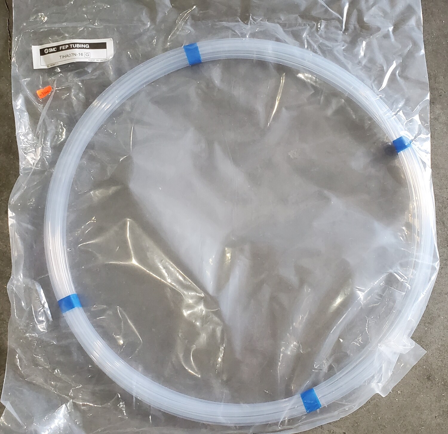 NEW SMC TIHA07N-16 50 FEET 1/4″ OD – 3/16″ ID TIL/TL FLUOROPOLYMER TUBING FEP