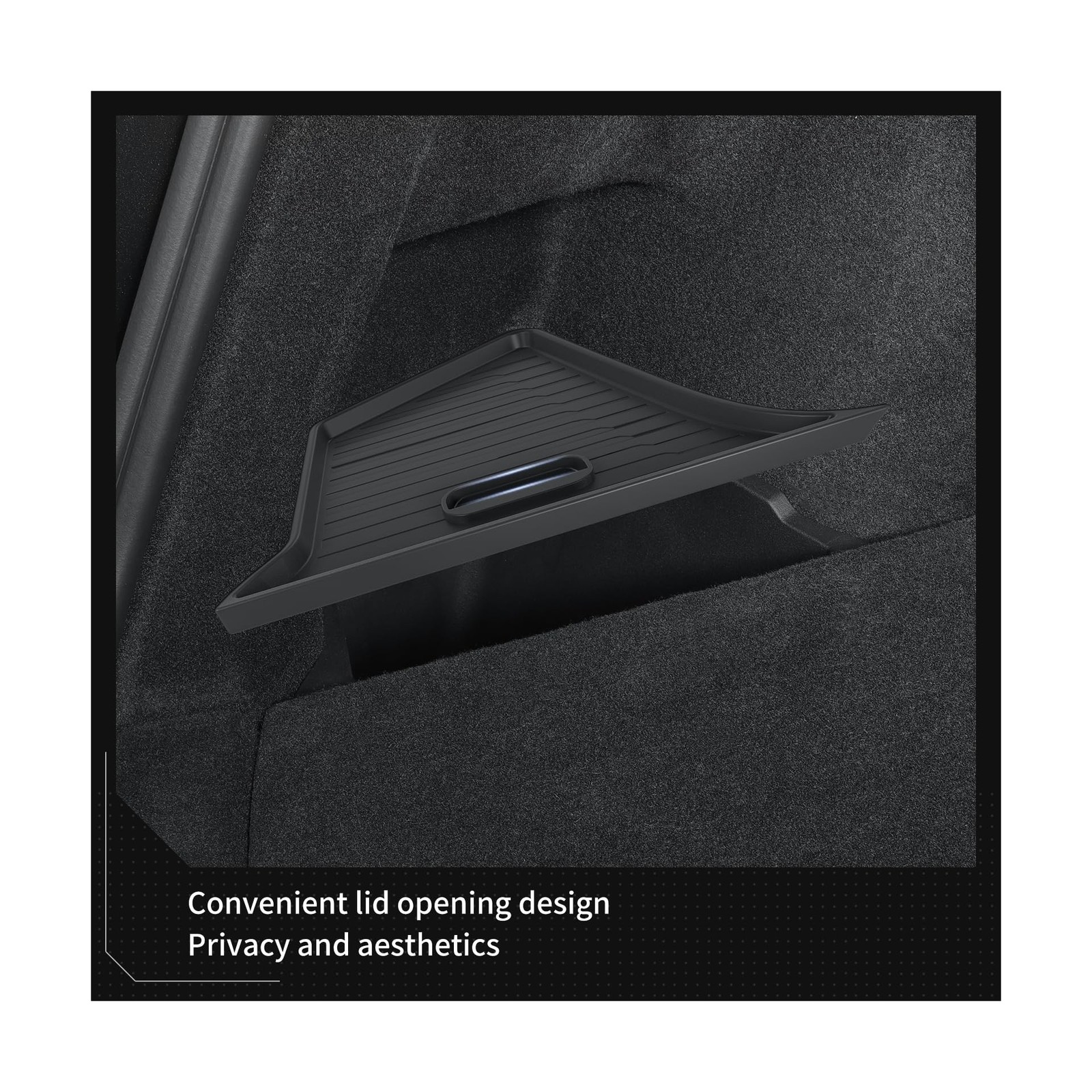 LUCKEASY Rear Trunk Storage Bins Fit for Tesla Model Y Juniper 2025 2026 Stan…