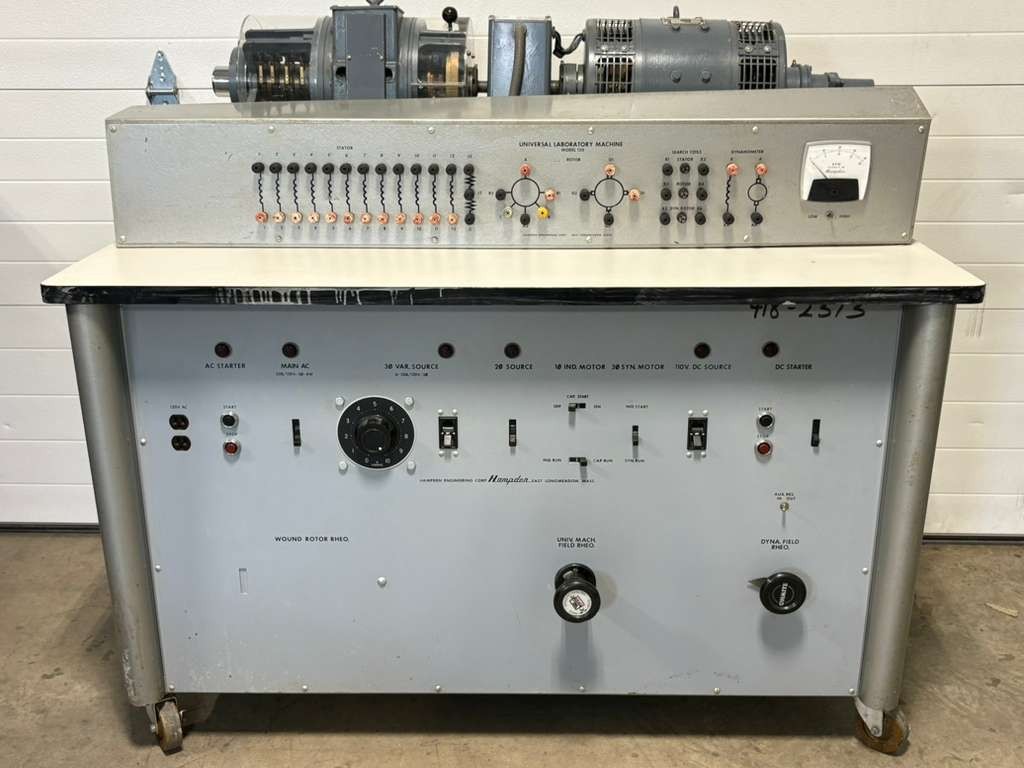Hampden Engineering Universal Laboratory Machine DC Generator SEP EX Model 120
