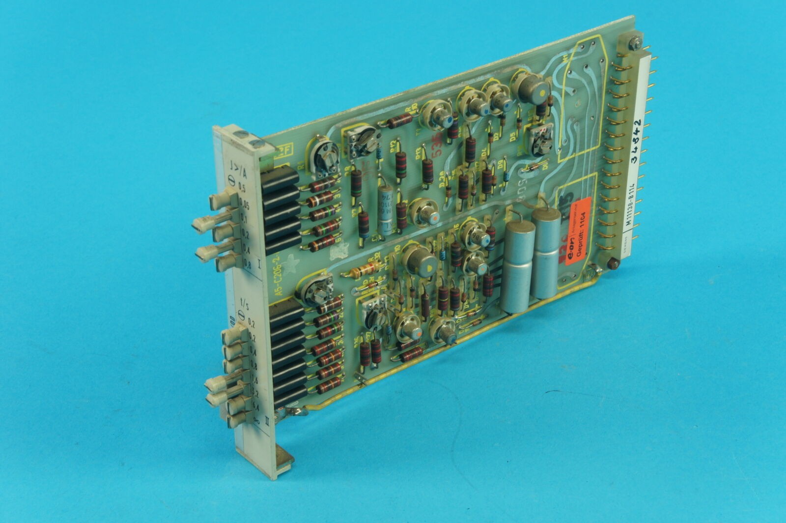 Siemens M11138-B-B114 7TJ5011-4/DD A5-C206 Current Timer Module 1A, 50 Hz