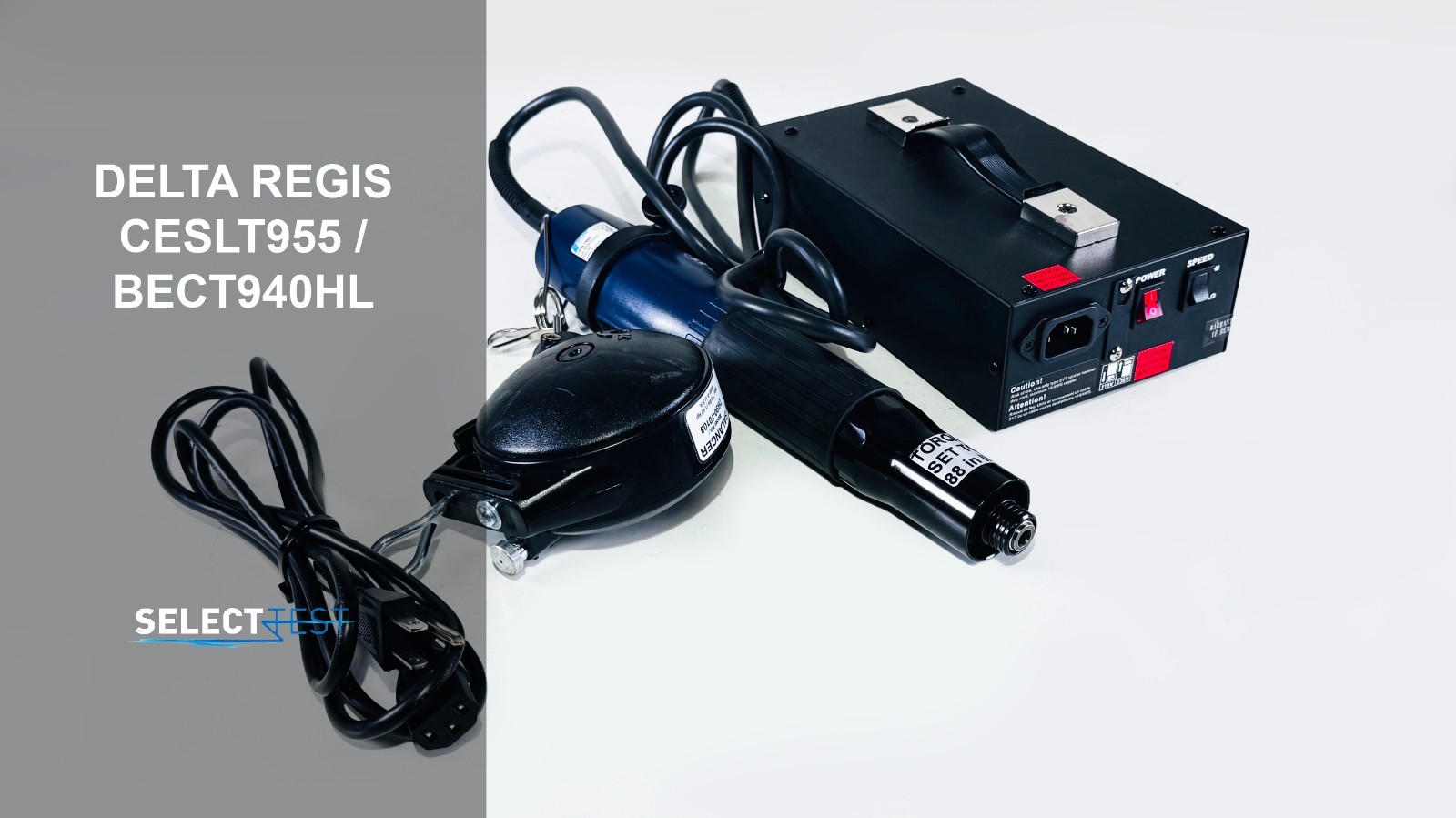 DELTA REGIS CESLT955 / BECT940HL BRUSHLESS ELECTRIC TORQUE SCREWDRIVER (REF.: R)