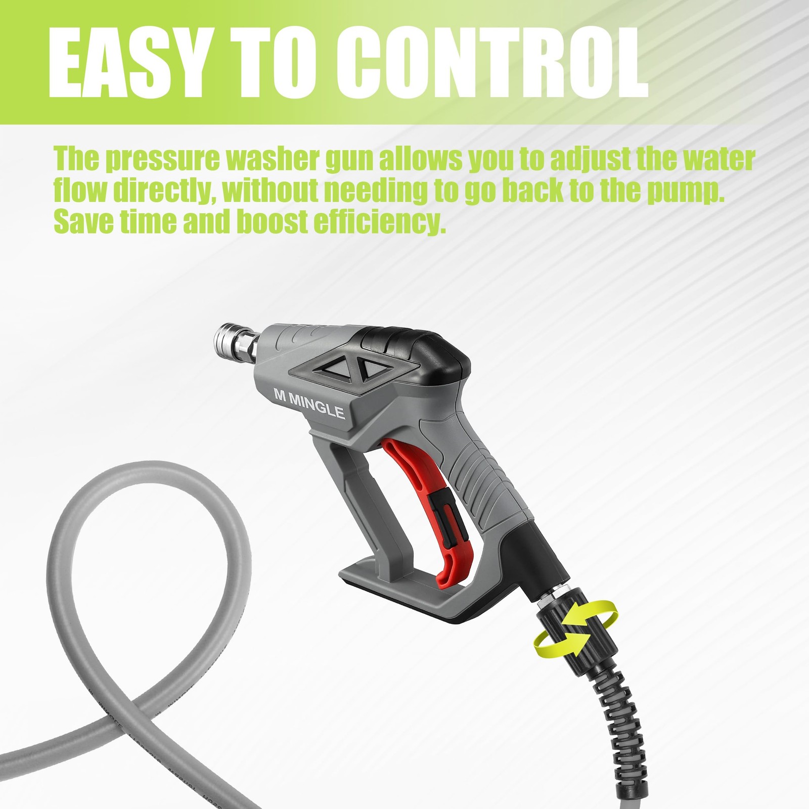 Sewer Jetter Kit for Pressure Washer 100FT, Drain Cleaner Hose with Power Washer