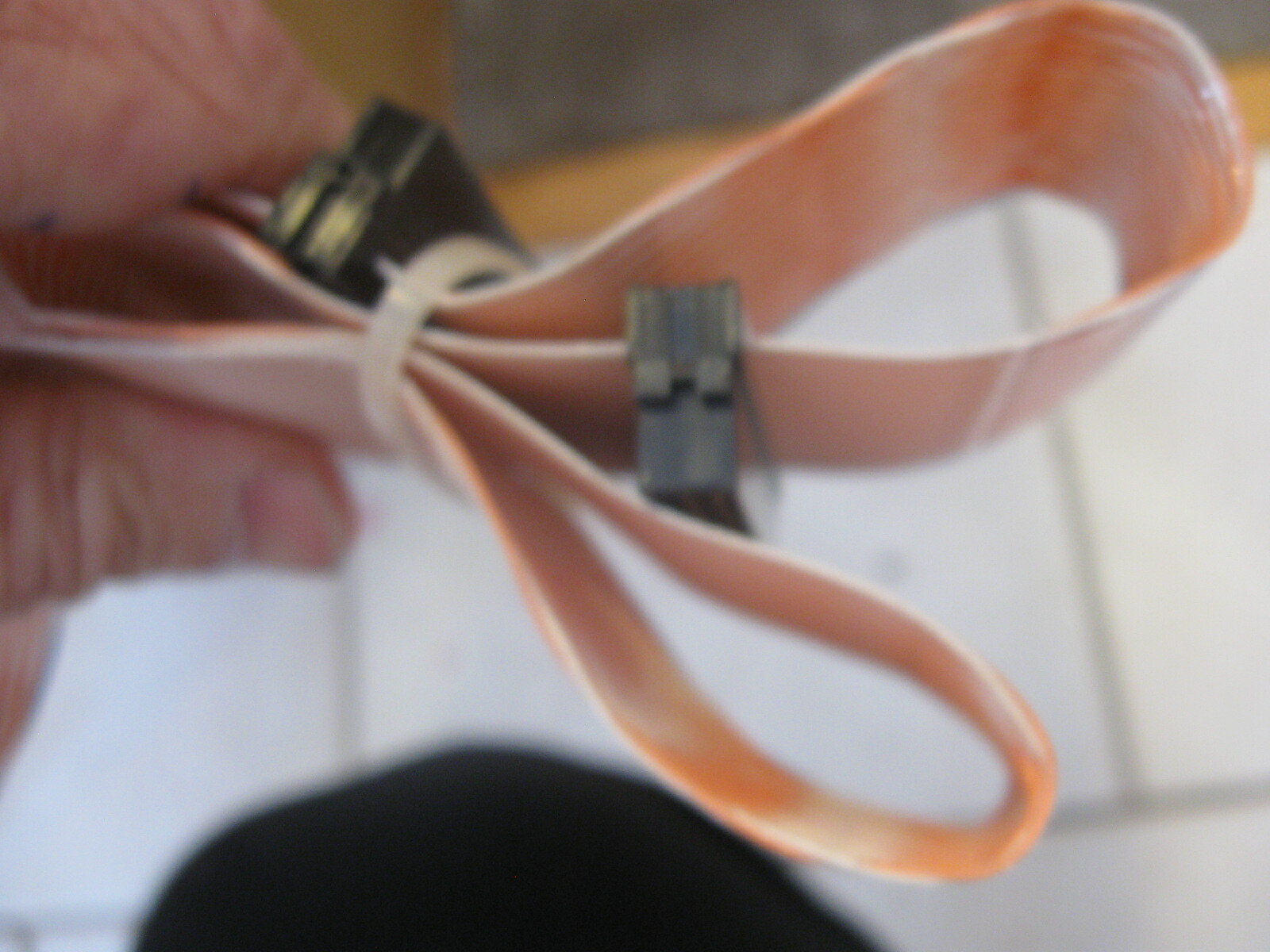 NEW Amphenol Spectra Strip w/ Terminator Scsi Cable Connection AWM # T104A00233N