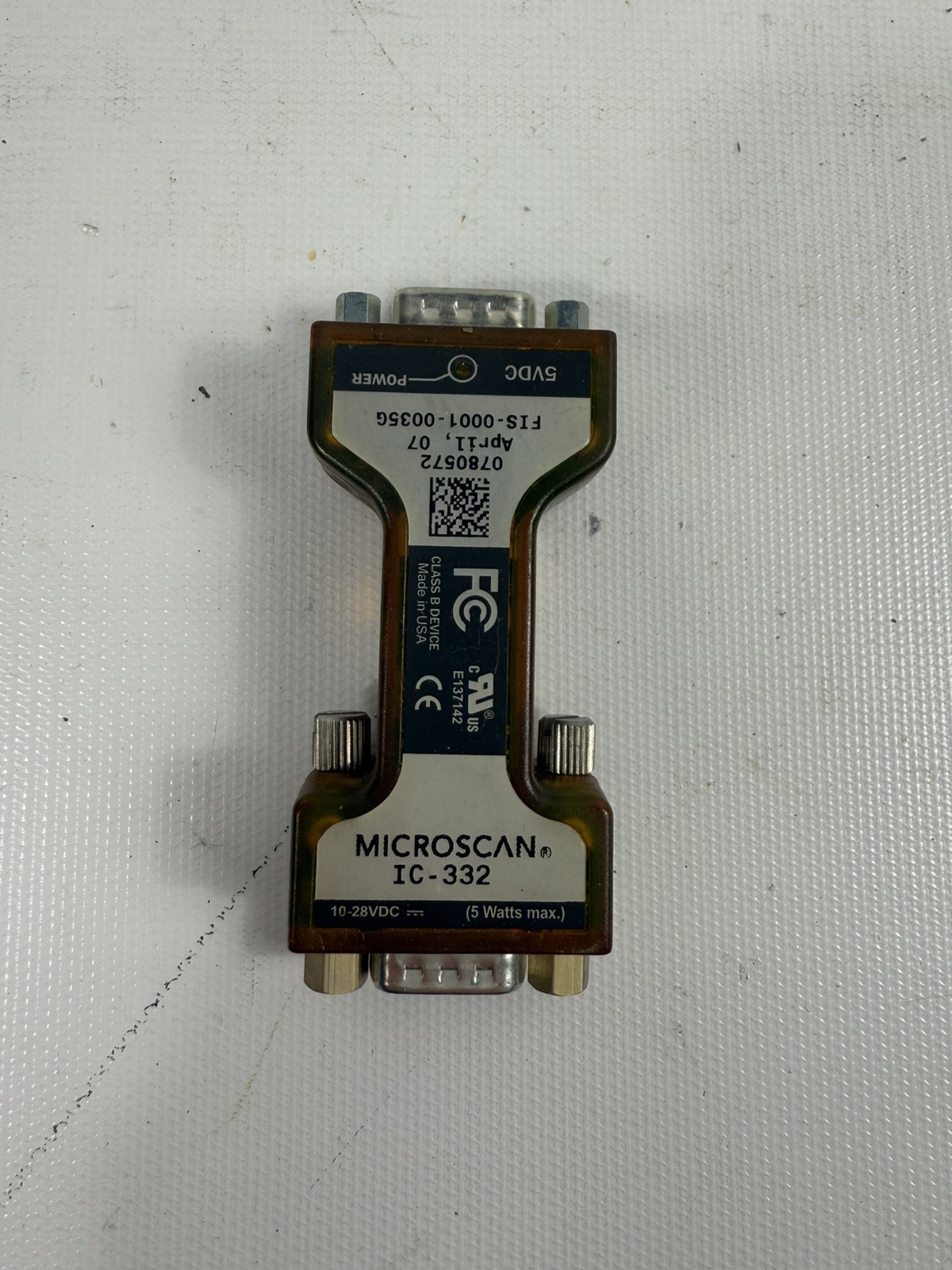 Microscan Interface Connector – IC-332 – FIS-0001-0035G, 0780571