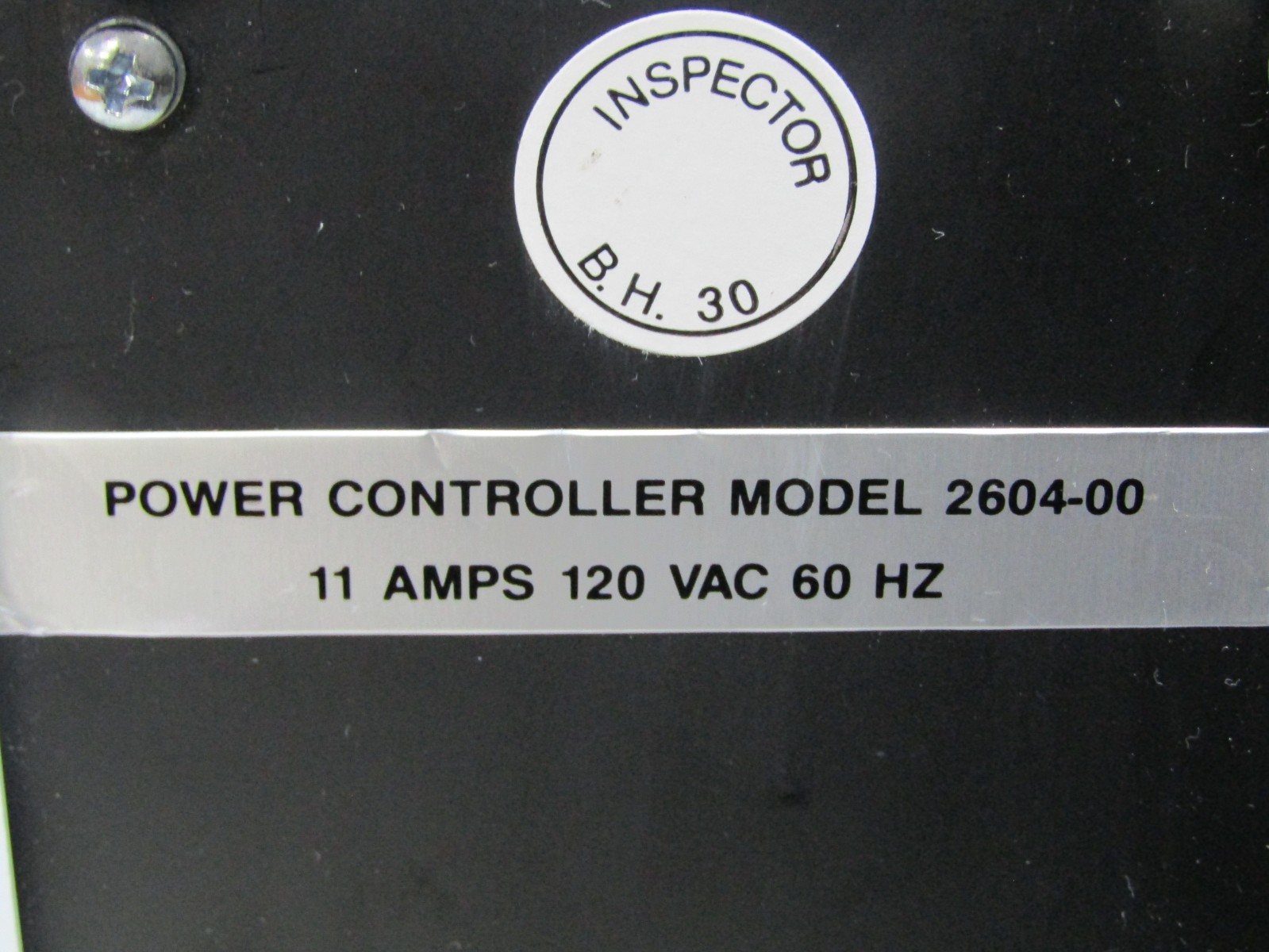 💥COLE-PARMER 2604-00 SOLID STATE POWER CONTROLLER 11 AMPS 120 VAC