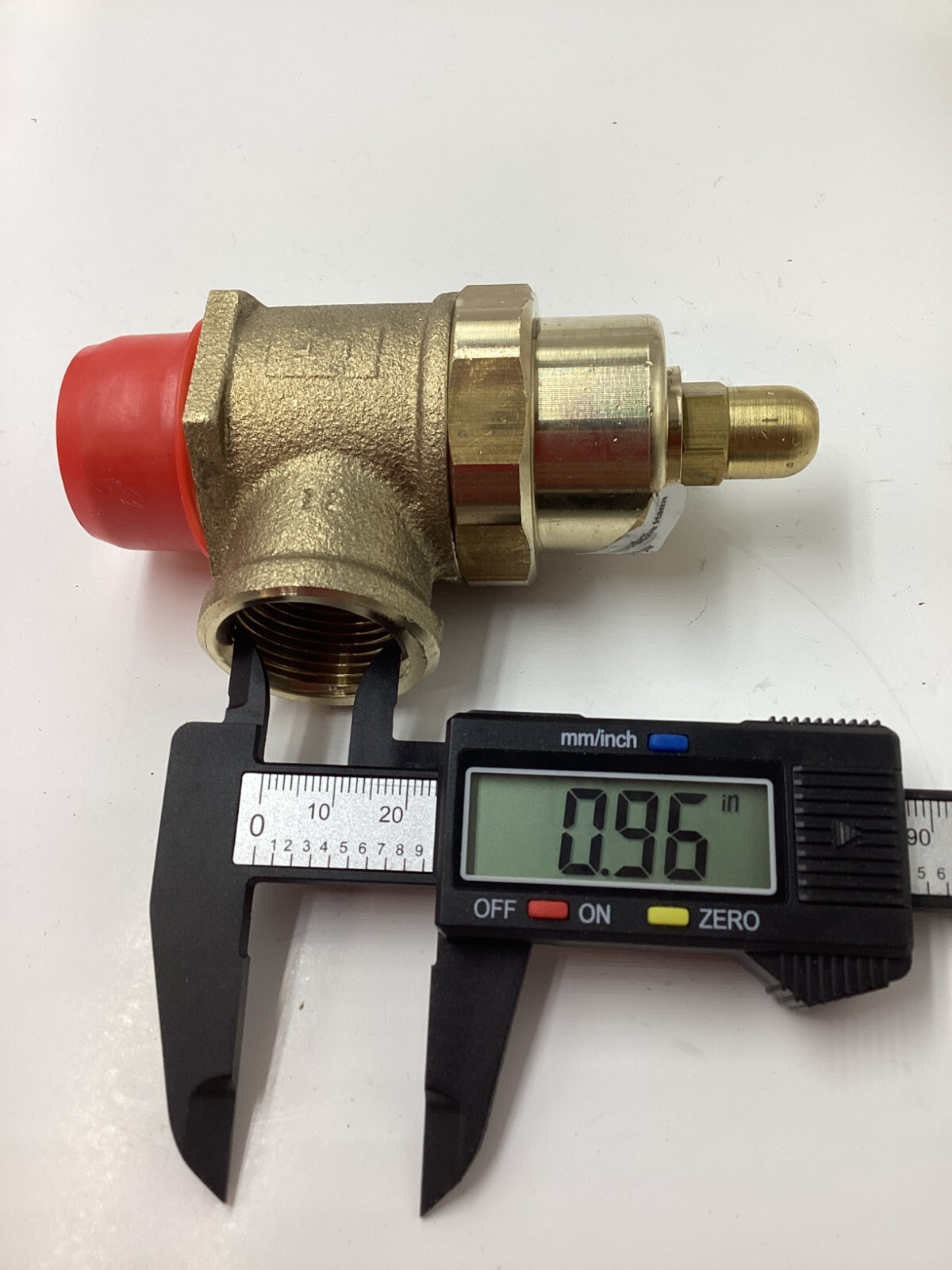 W.L Hamilton .96″ MPT Threaded Lead Free Brass Safety Release Valve