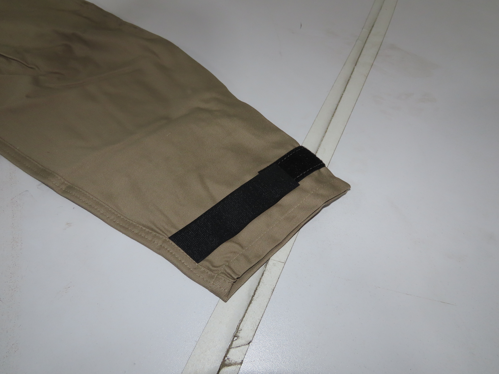 C08720 Fire Resistant Cotton Coveralls Khaki 5xL Hook Wrist/Ankl Closure