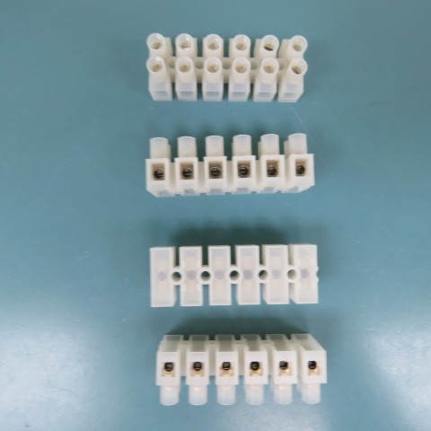 Weco 302-HDS/06 Qty of 11 per Lot Eurostyle Screw Terminal Strips for Panel