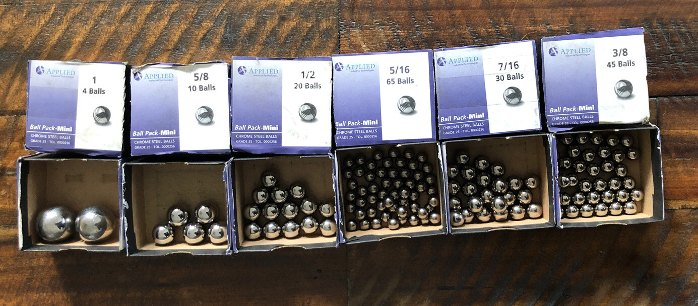 Applied Industrial Technologies Ball Pack – Mini Chrome Steel Balls Grade 25