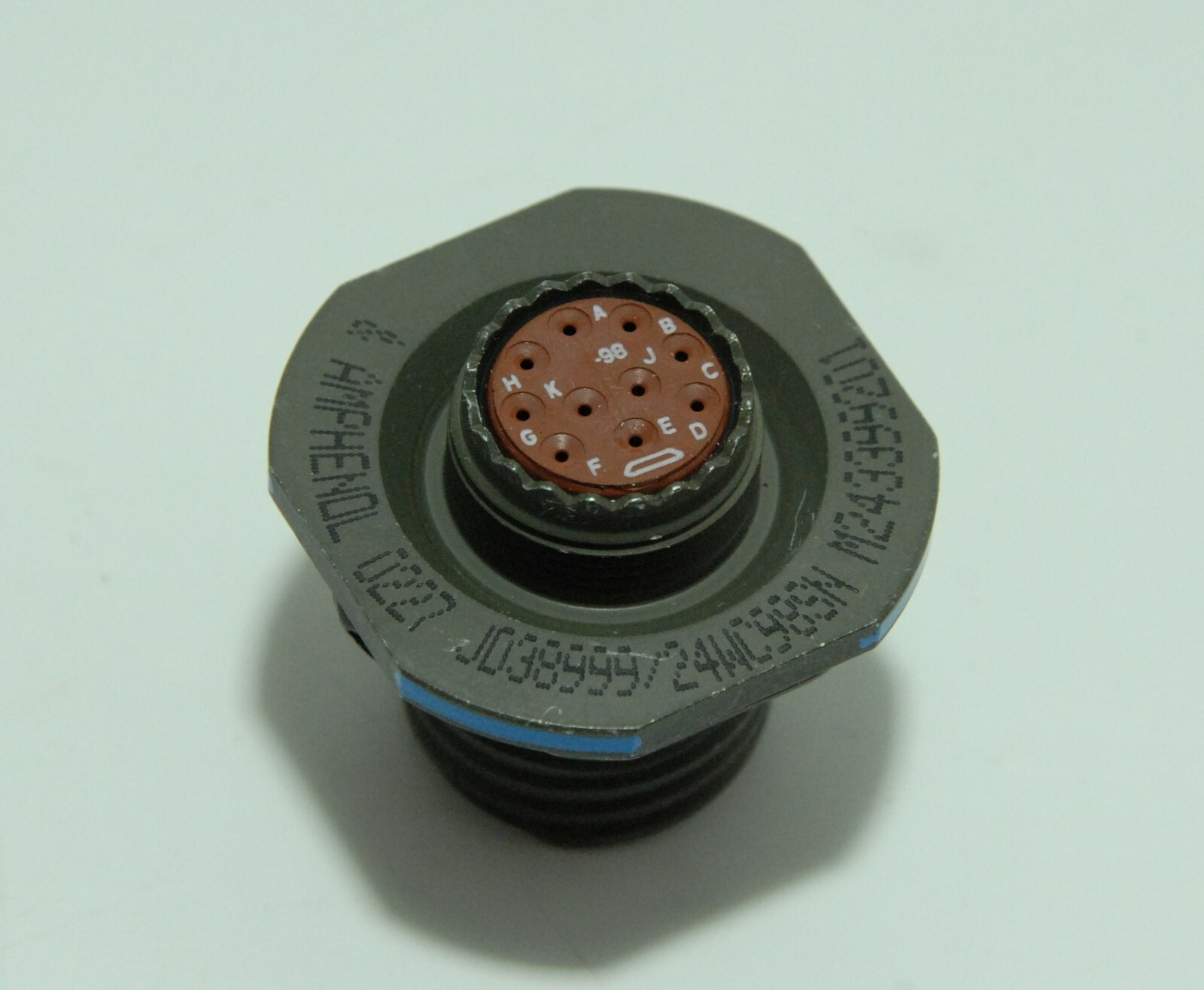 Deutsch Dagan D38999/24WC-98SN Amphenol Ref M164002/40 Connector W/ Pins