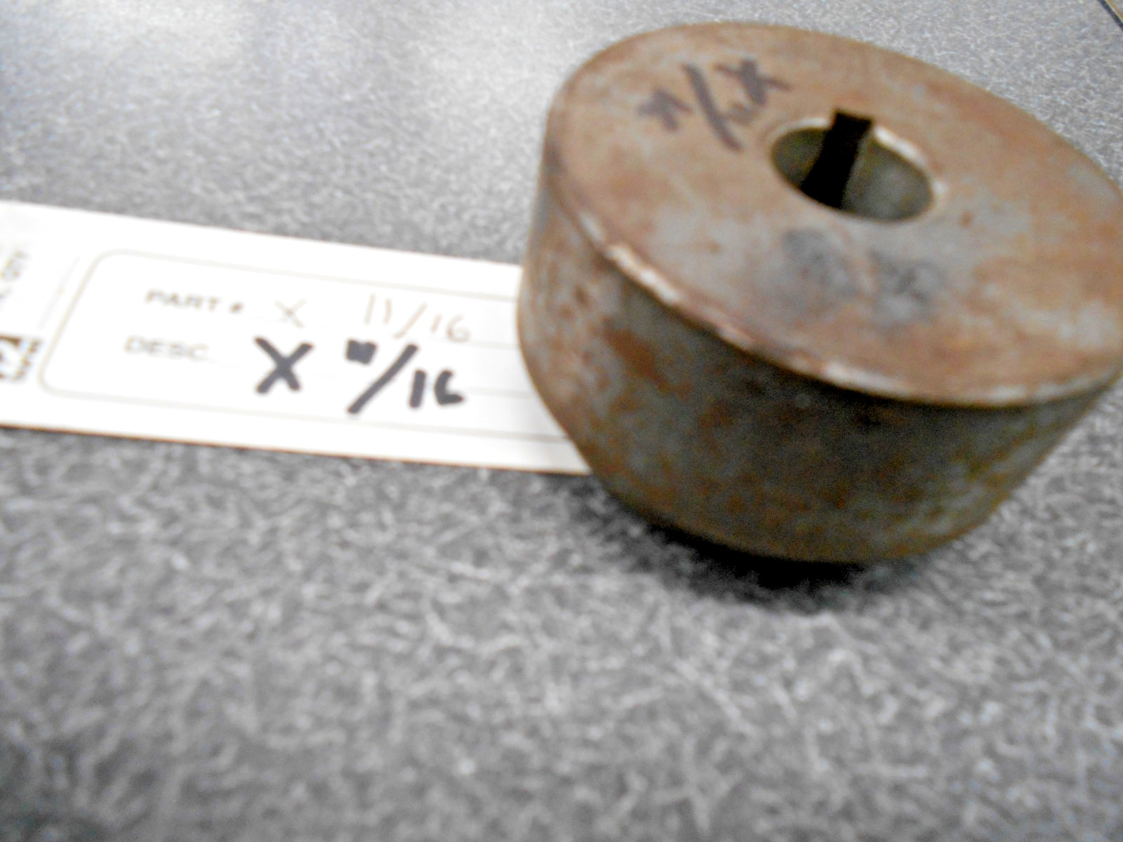 Weld-On Hub, Series X11/16. Round Bore. Burns/Tisco. NOS!