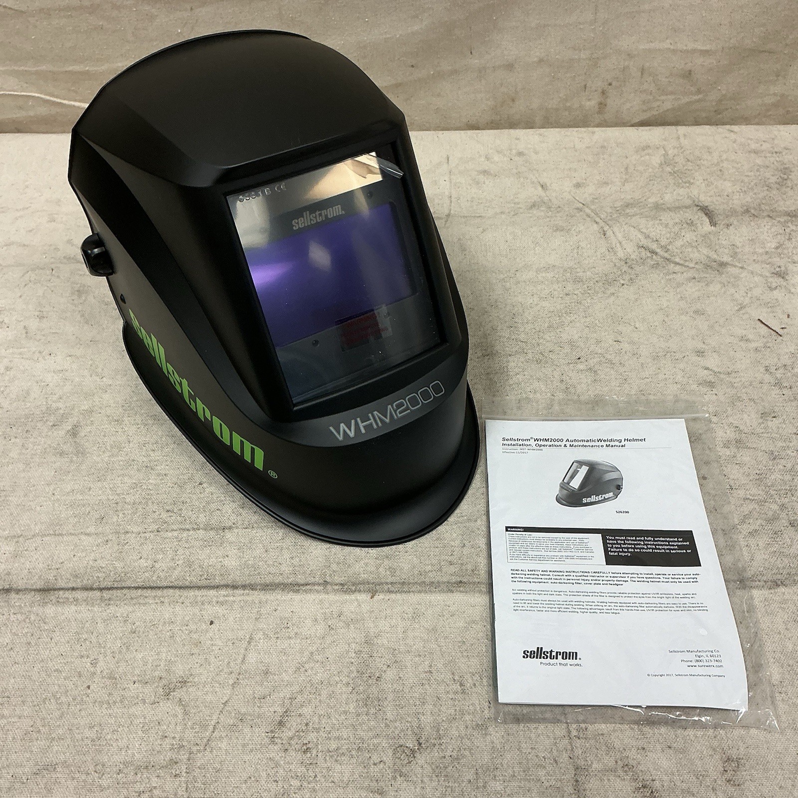 SELLSTROM S26200 Welding Helmet Auto-Darkening W9-W13 3.94″ x 2.36″