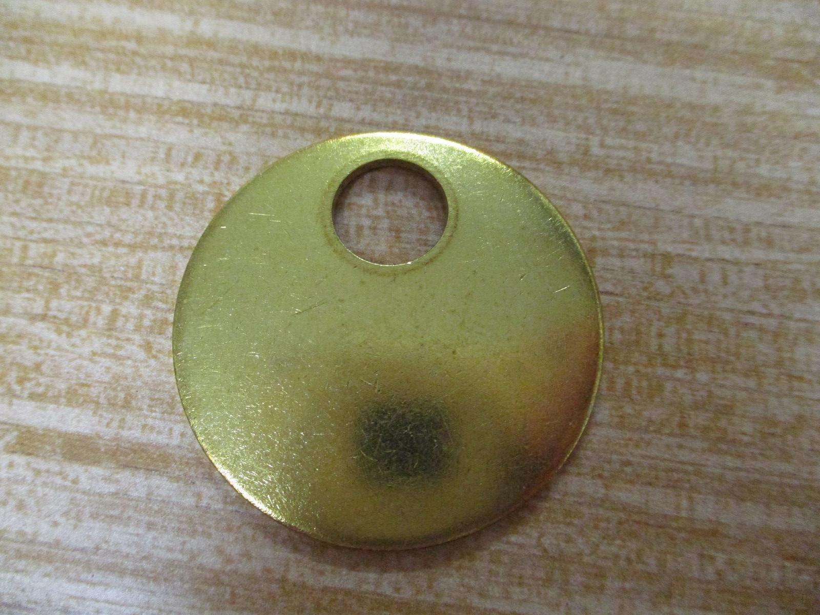 C.H. Hanson 43575 Brass Blank Tags 1094M 1-3/8″ OD (Pack of 25)