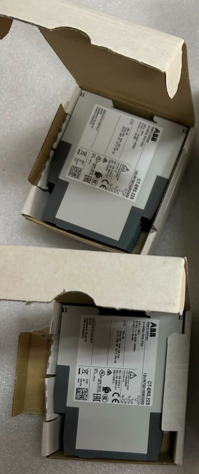 1PCS NEW ABB CT-ERS.22S 1SVR730100R3300 Electronic Relay AD