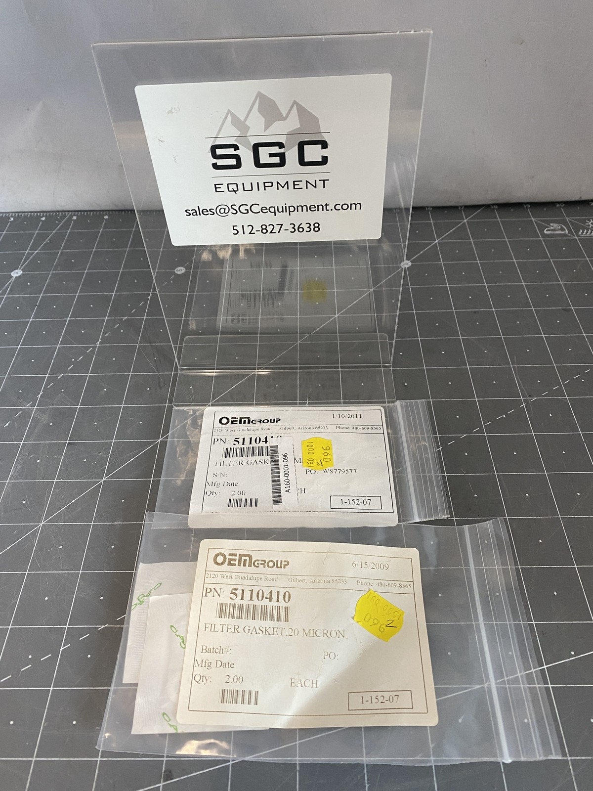 Swagelok Filter Gasket 20 Micron PN: NI-4-VCR-2-20M MRC 5110410