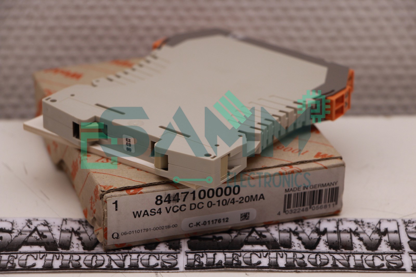 WEIDMULLER WAS4 VCC DC 0-10/4-20MA SIGNAL CONVERTER New