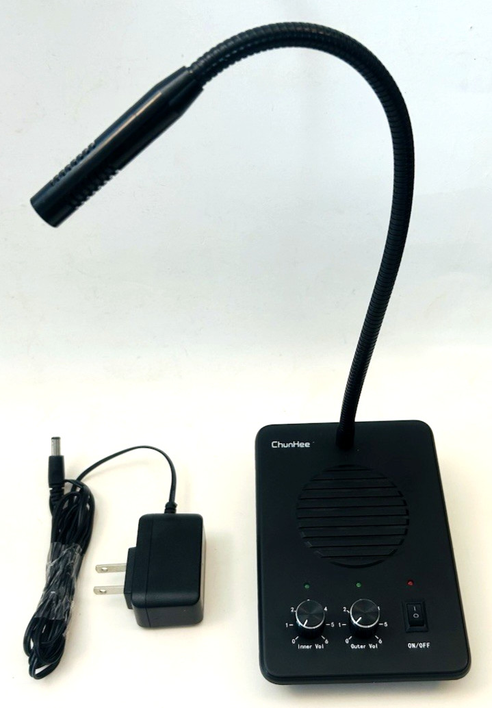 ChunHee Intercom Dual-Way Anti-Interference Microphone w/ Charger