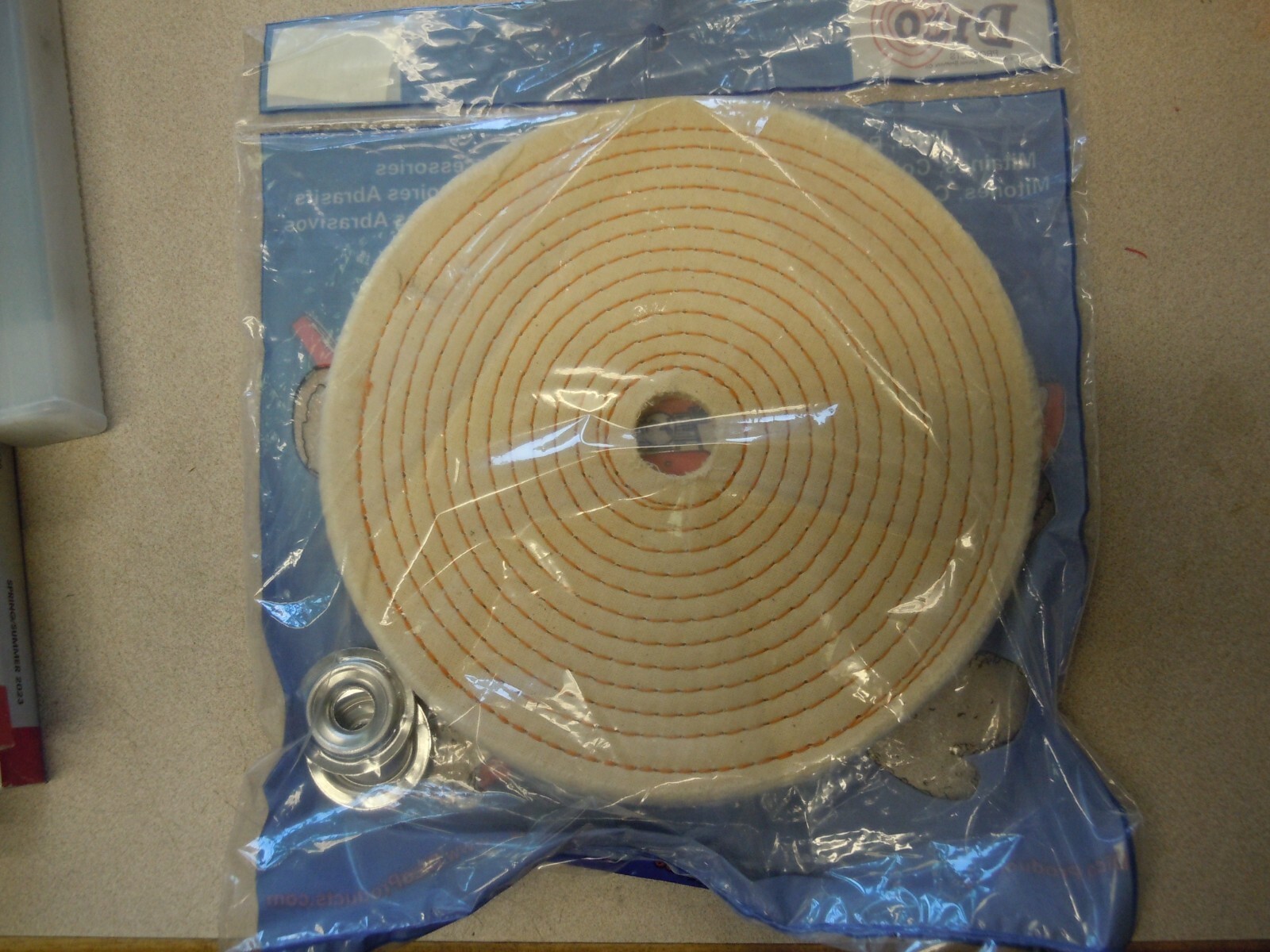 Dico – Buffing Wheel – Cotton 8in. dia x 1/2in. Thick Unmounted Buffing Wheel