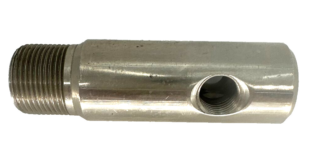 Flow Control Bleed Down Valve Body, 3.25″ Long, M/F Thread, 3/8″ Open, new (LL)