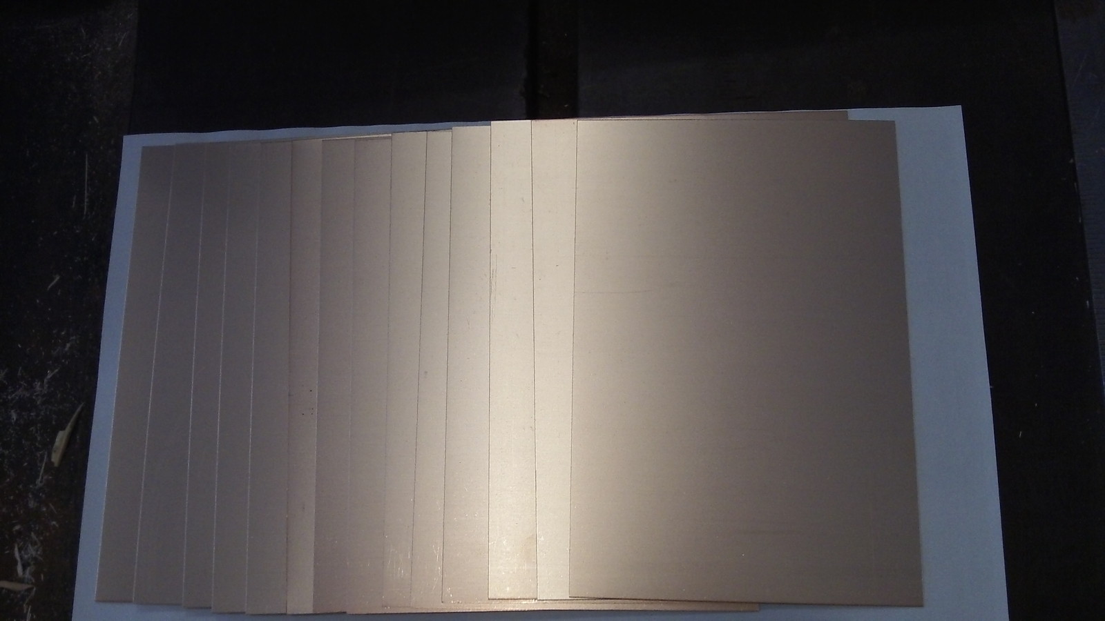 12 pcs Double Sided Copper Clad Circuit Board Laminate FR-4 .022, 3 x 4, 3 oz.