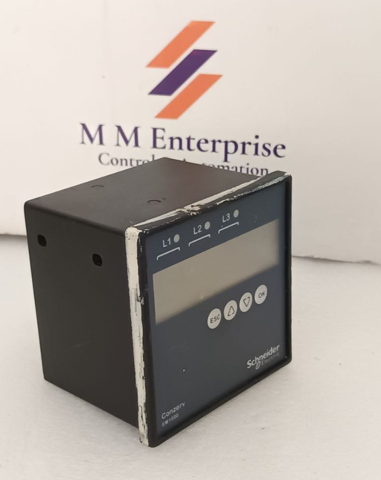 SCHNEIDER ELECTRIC CONZERV EM-1000 Power And Energy Meter *USED*