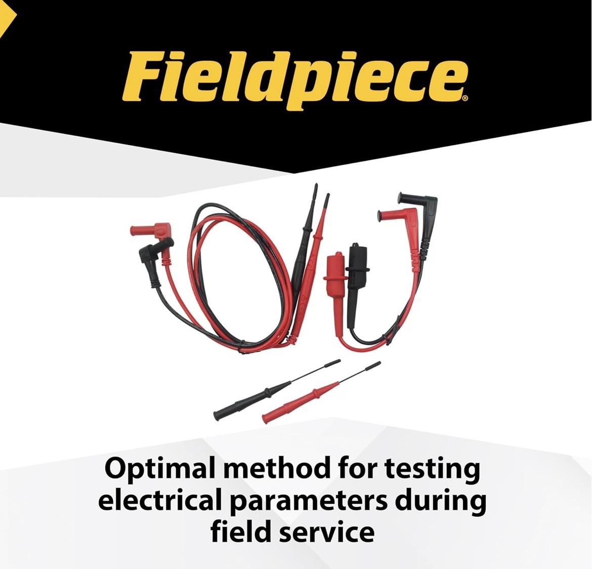 Fieldpiece ADK7 Deluxe Silicone Test Lead Set with Clips/Molex Tips- Brand New