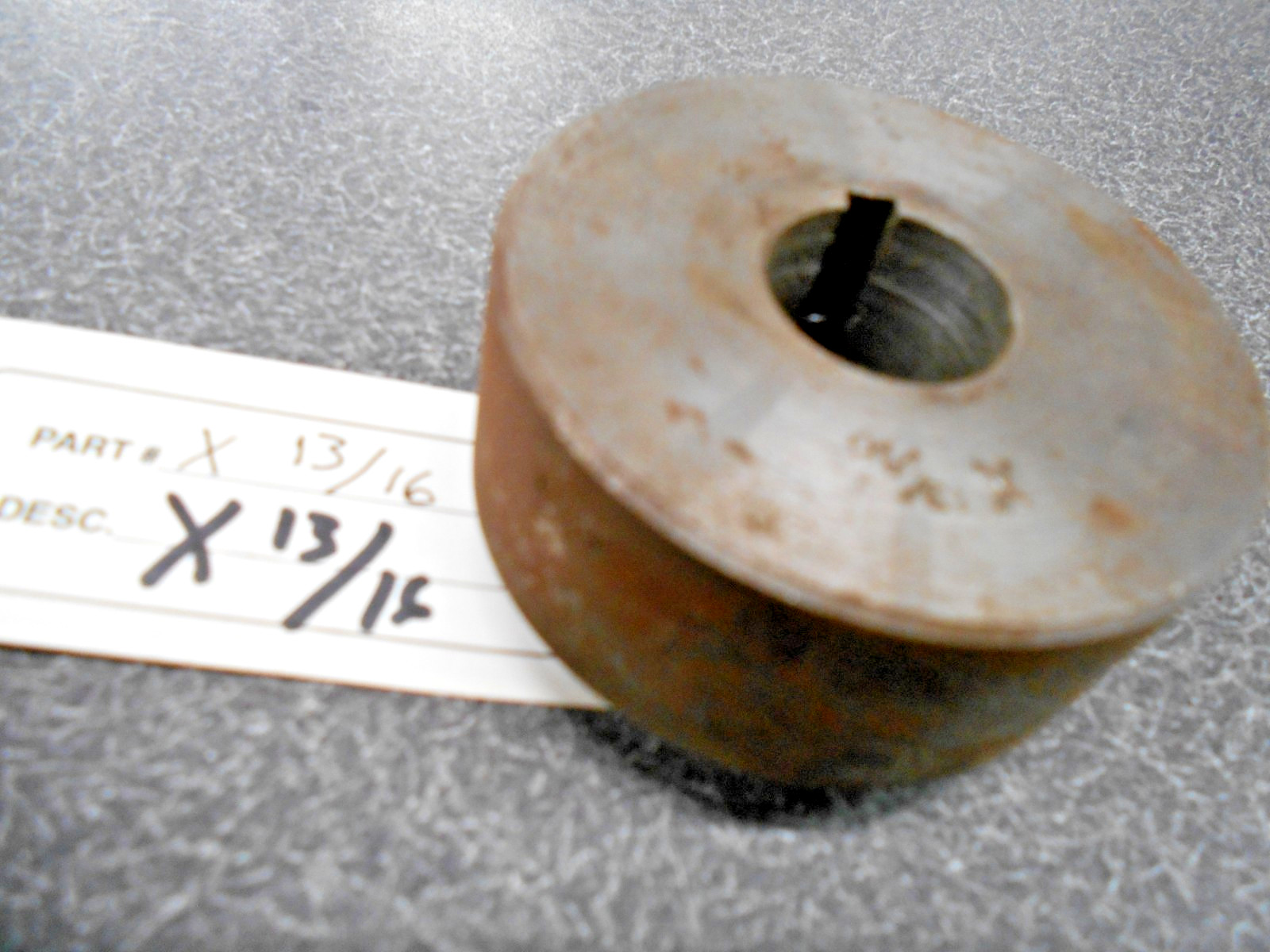 Weld-On Hub, Series X13/16. Round Bore. Burns/Tisco. NOS!