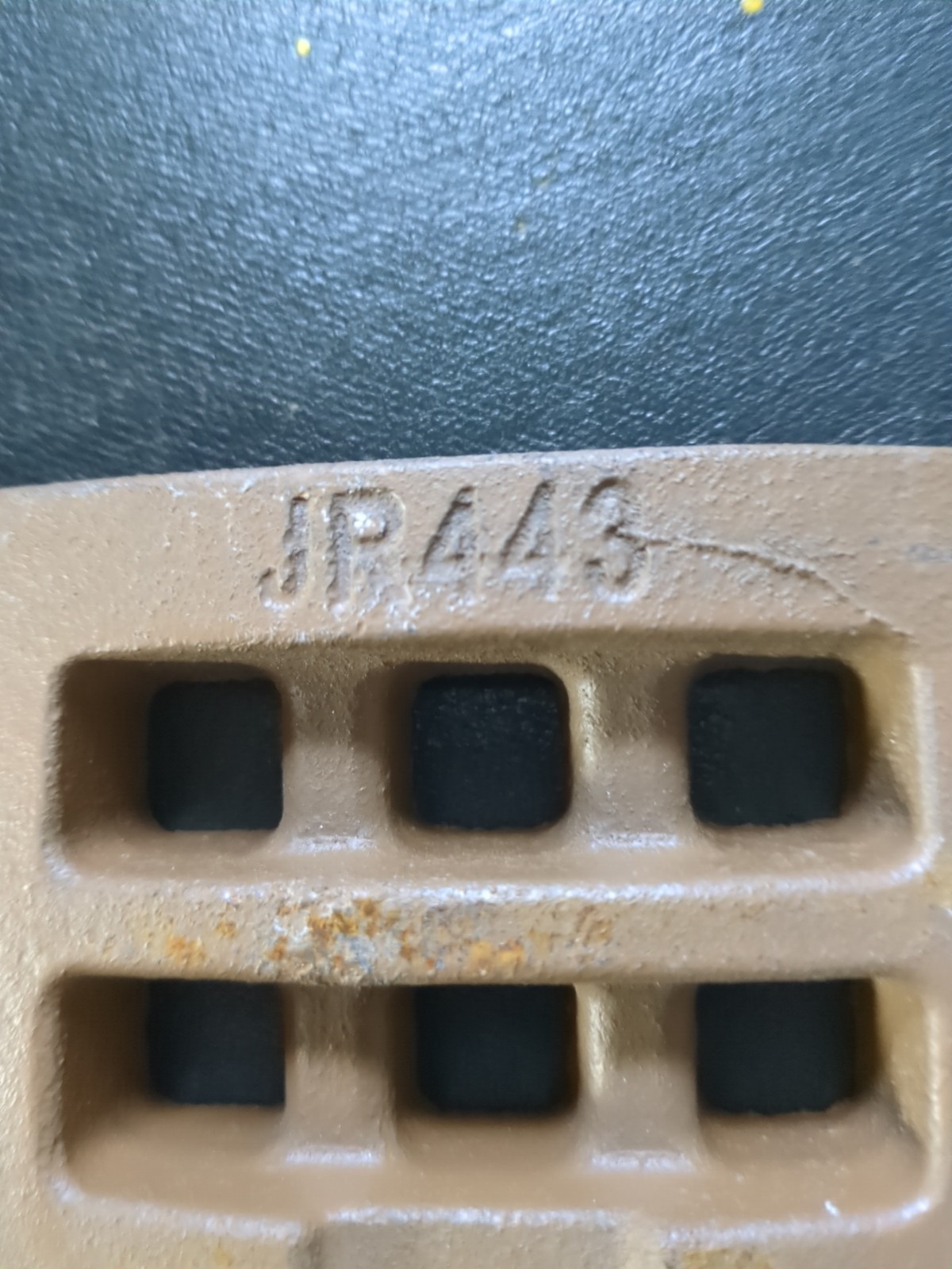 JAY R. SMITH MFG. Grate: A, Rectangular, Square Holes, 6″ Wide, 12″ Length