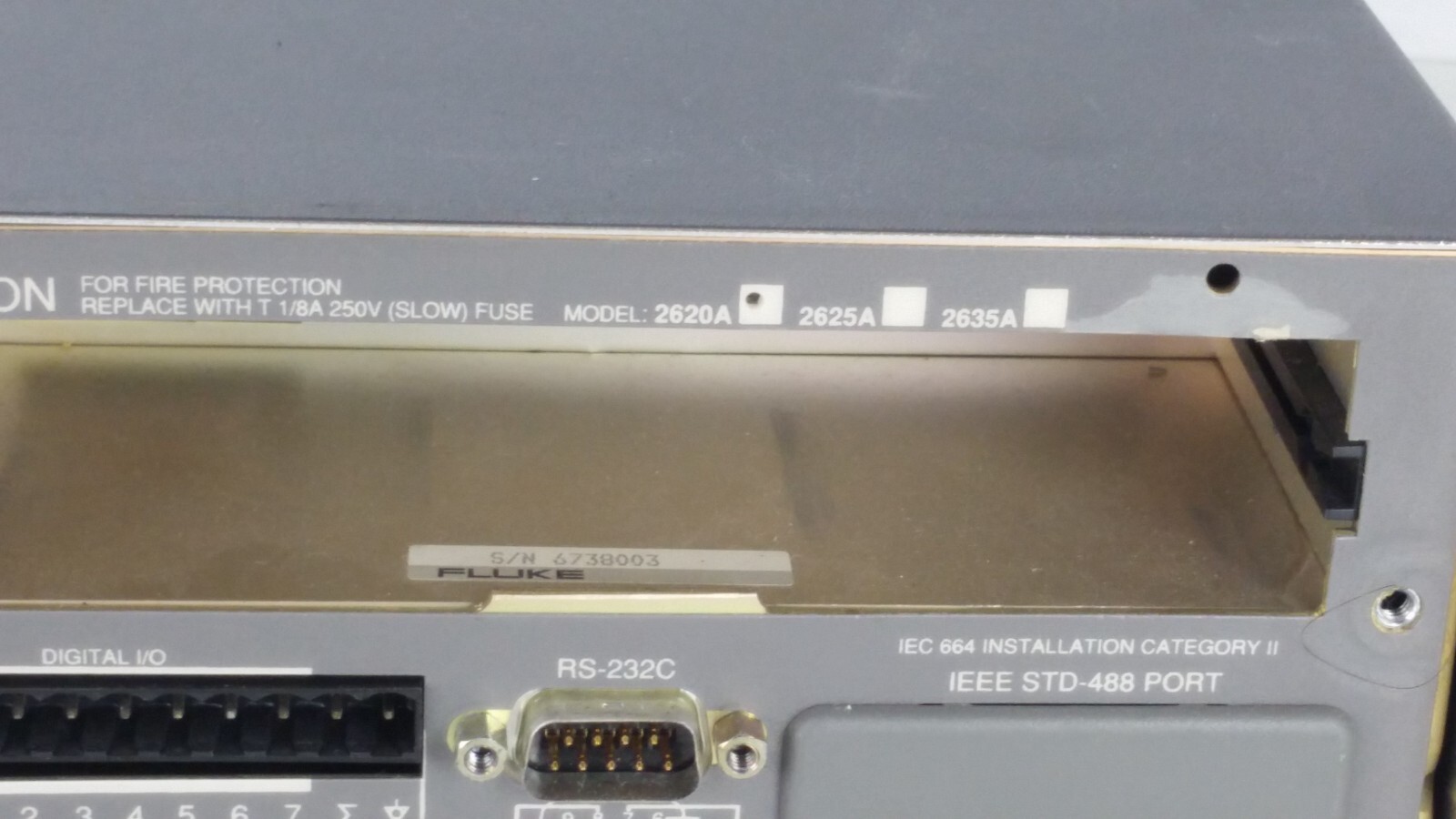 AS-IS Fluke 2620A Hydra Data Acquisition Unit NO RETURN