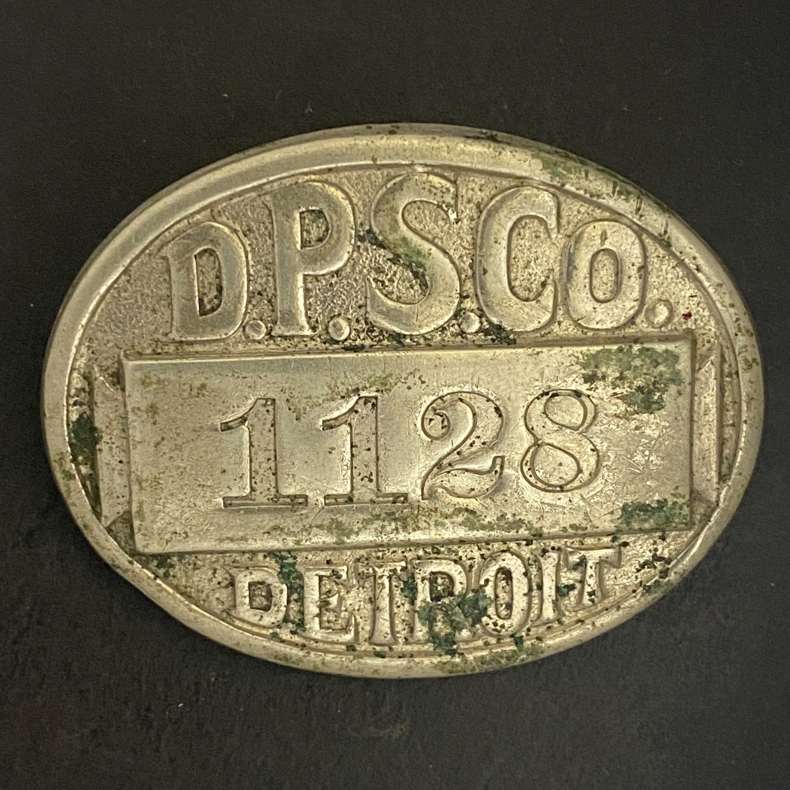 D.P.S. Co. Detroit (Diamond Power Specialty ?) ID Badge c1930’s-40’s
