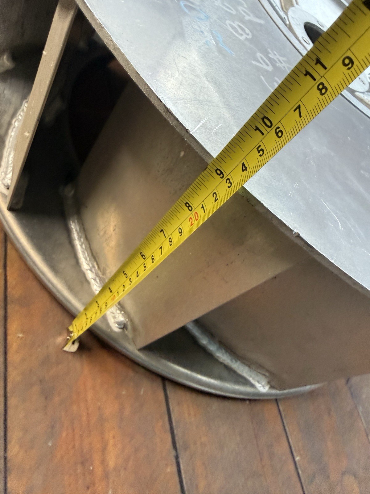 25” Greenheck Aluminum Backwards Inclined Blower Wheel New