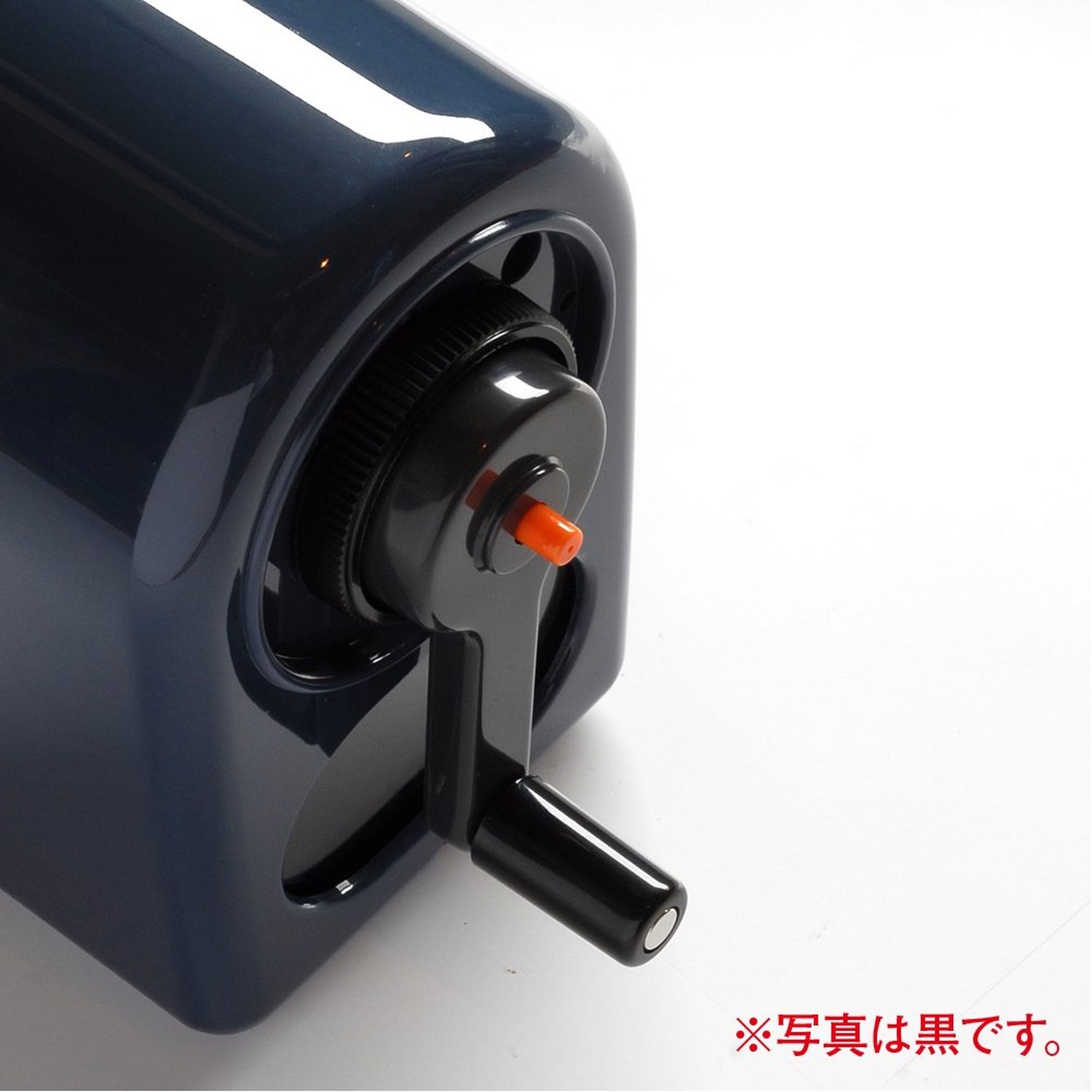 Uni KH-20 Hand Crank Wooden Pencil Sharpener – Blue (japan import) Single Item