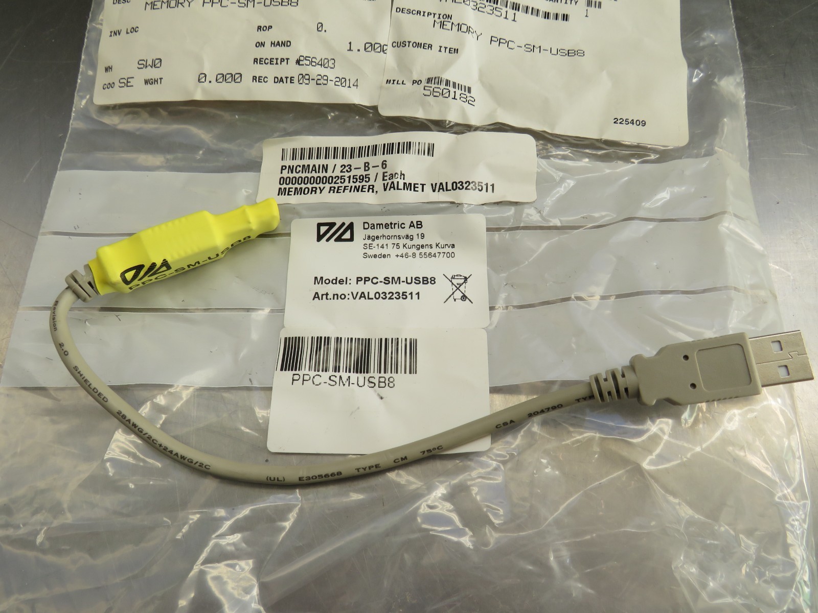 Dametric PPC-SM-USB8 Memory VAL0323511