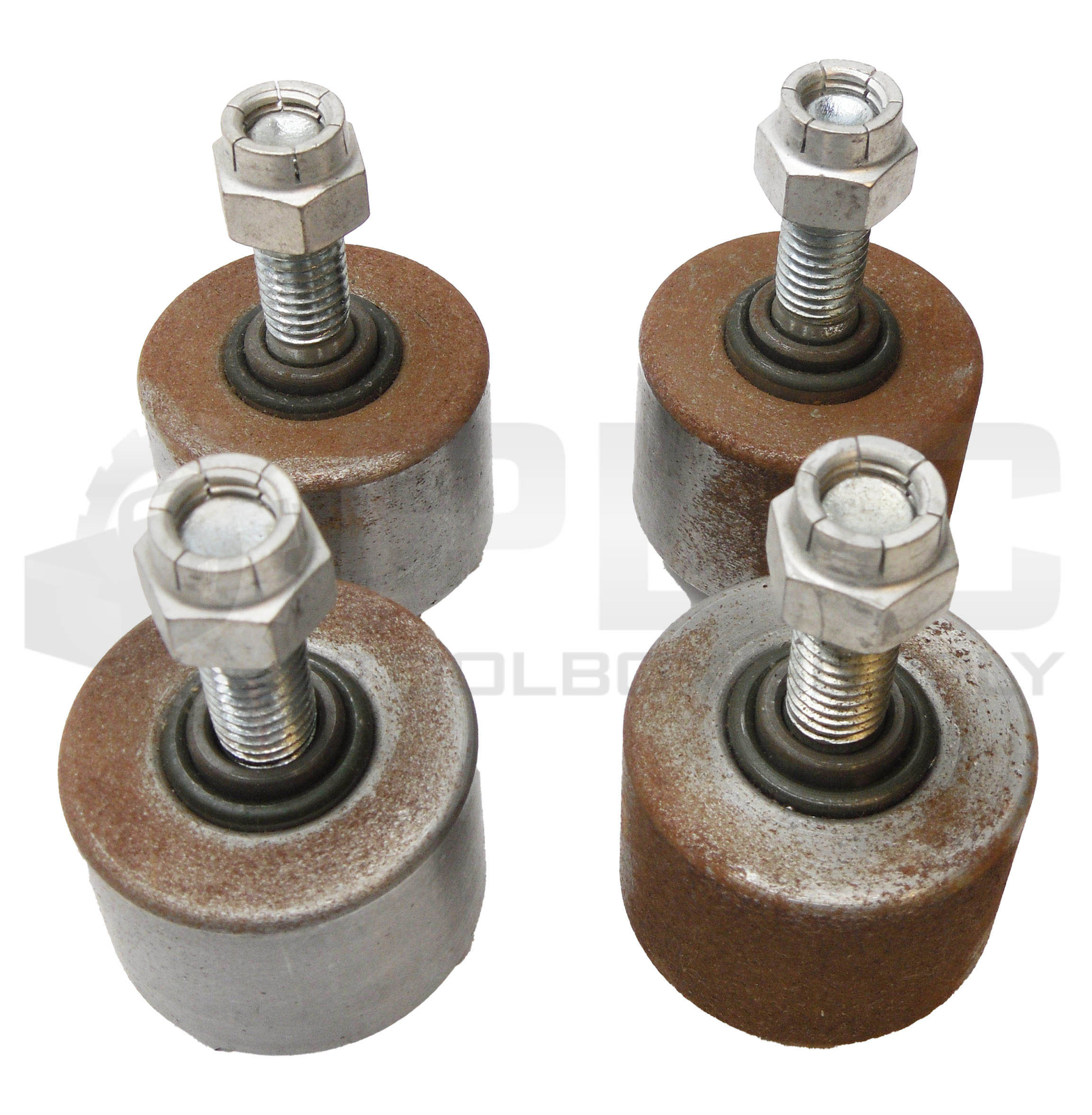 LOT OF 4 NEW 9708-1079 PLATFORM GUIDE ROLLER MILD STEEL *READ*