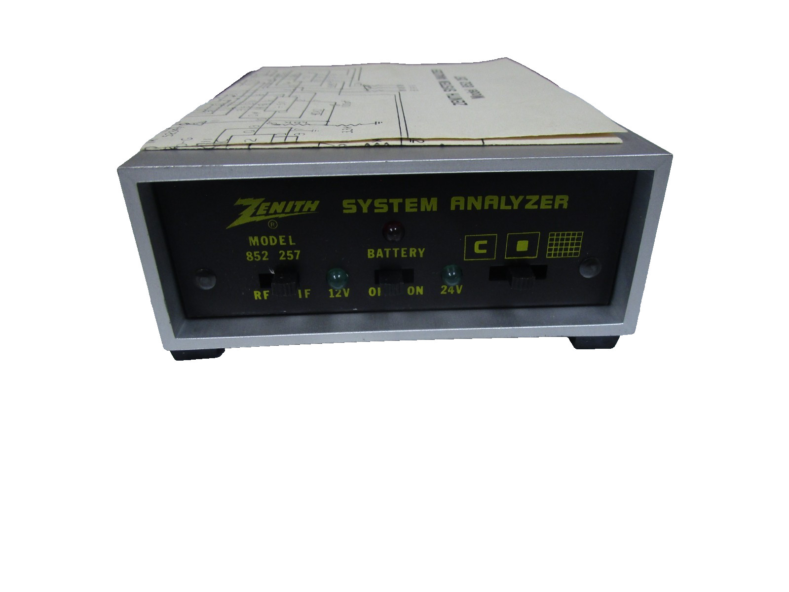 Zenith 852 257 System Analyzer 852257