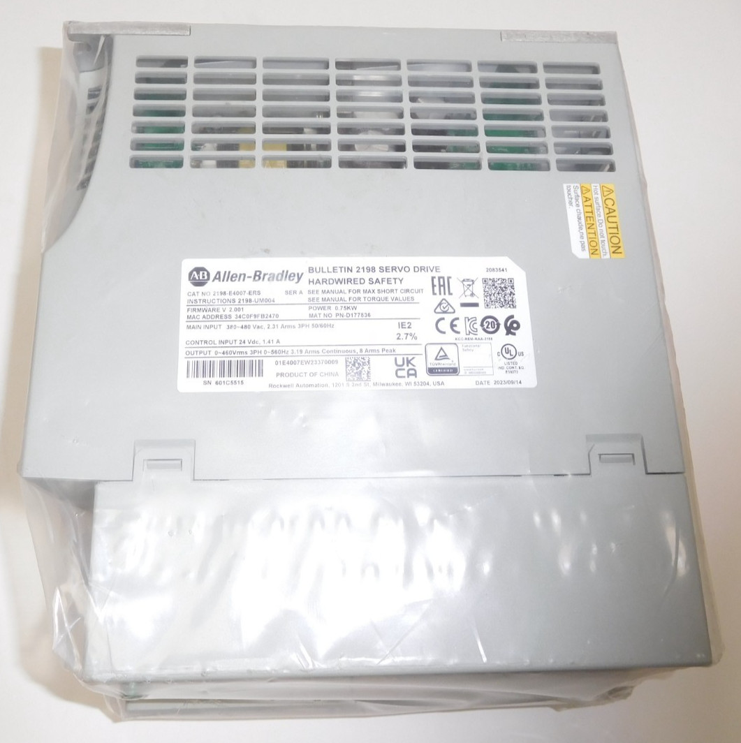 Allen-Bradley Servo Drive 2198-E4007-ERS P153